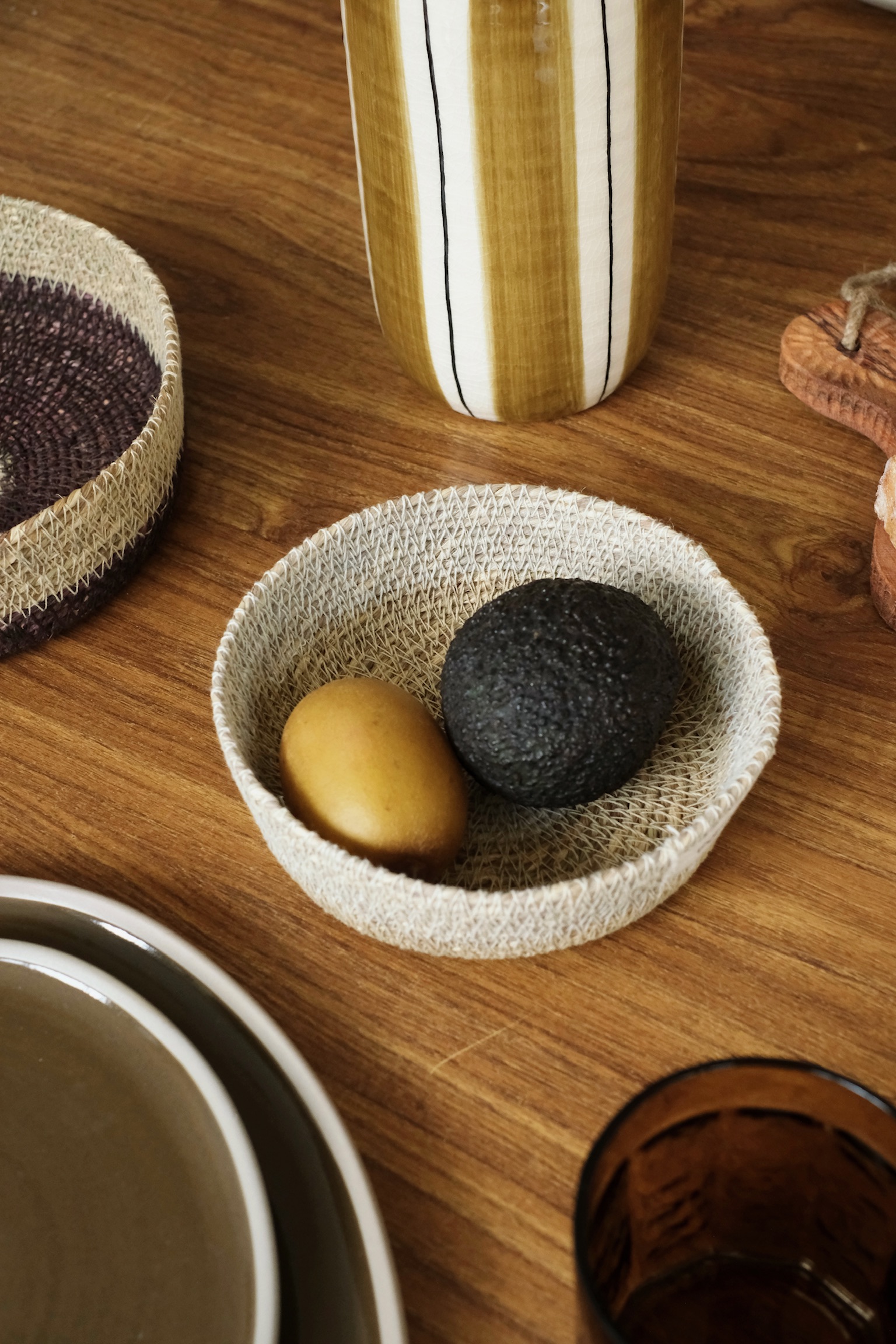 Corbeille à pain en jonc de mer – Image 2