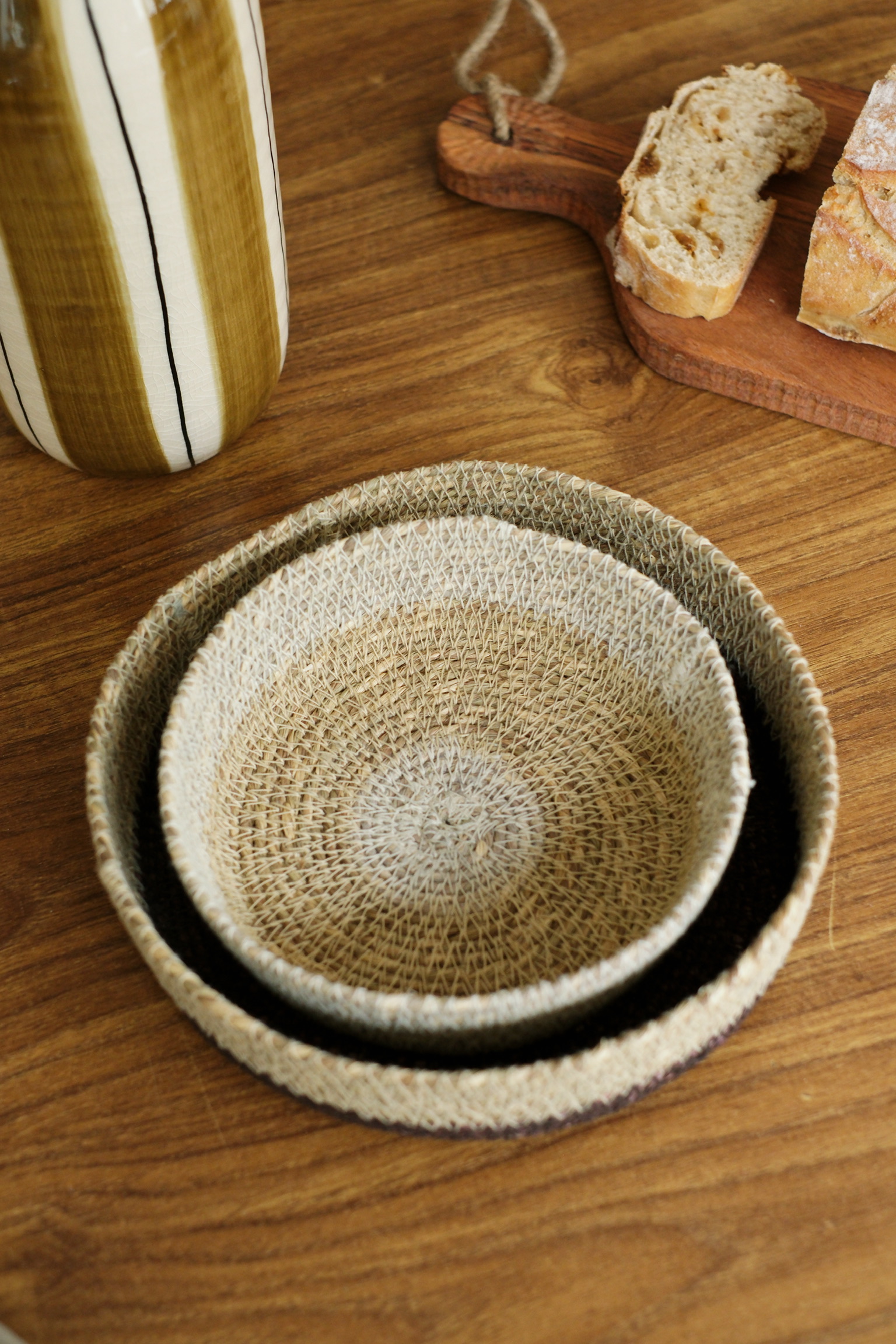 Corbeille à pain en jonc de mer – Image 4