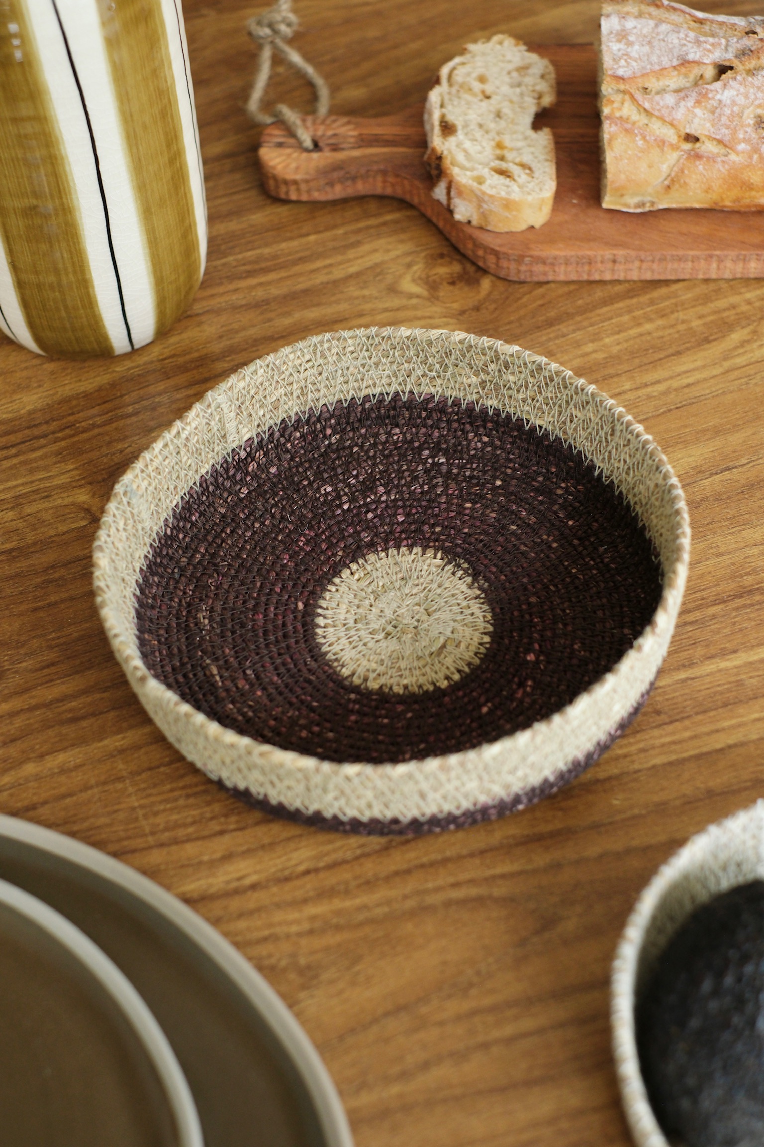 Corbeille à pain en jonc de mer – Image 3