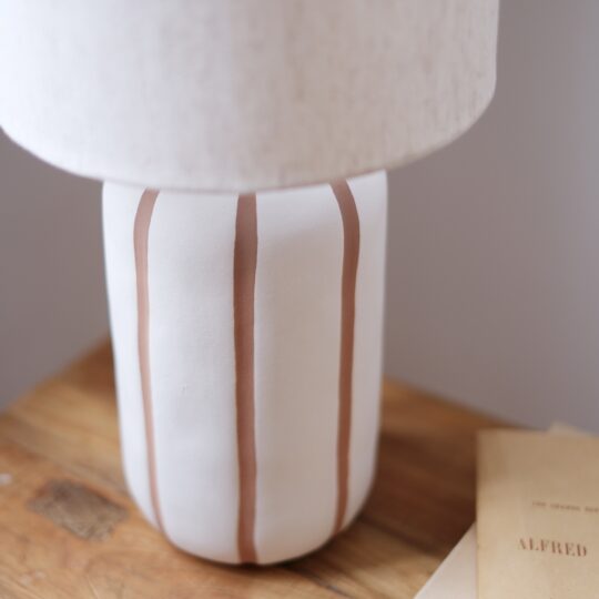 Lampe à poser céramique écrue – Image 2
