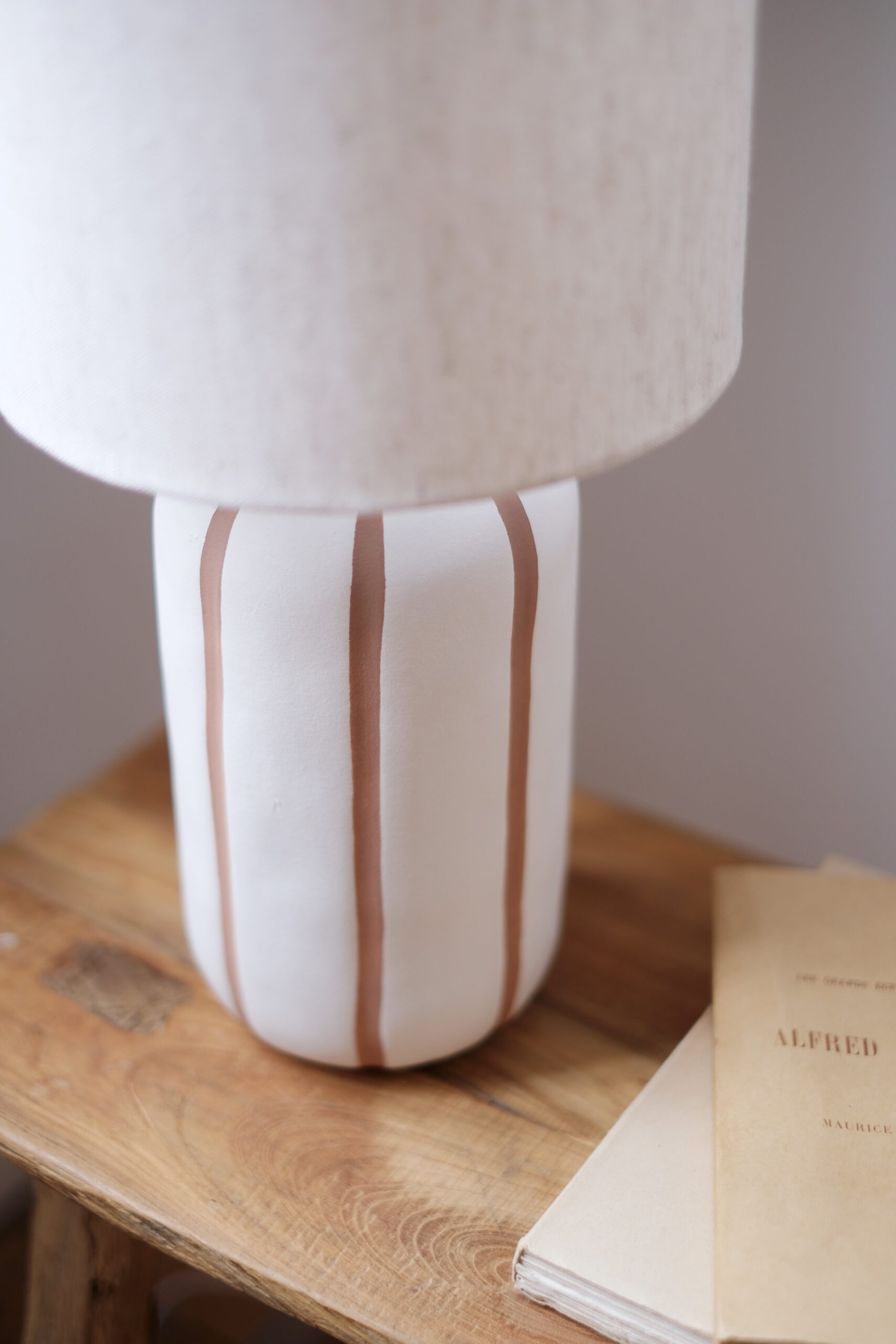 Lampe à poser céramique écrue – Image 2