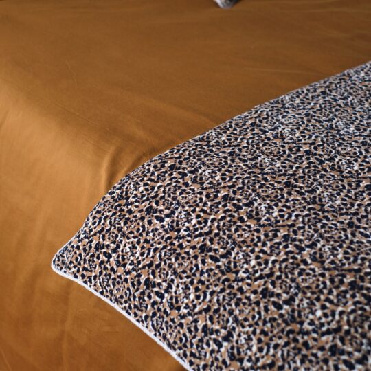 housse d'édredon léopard