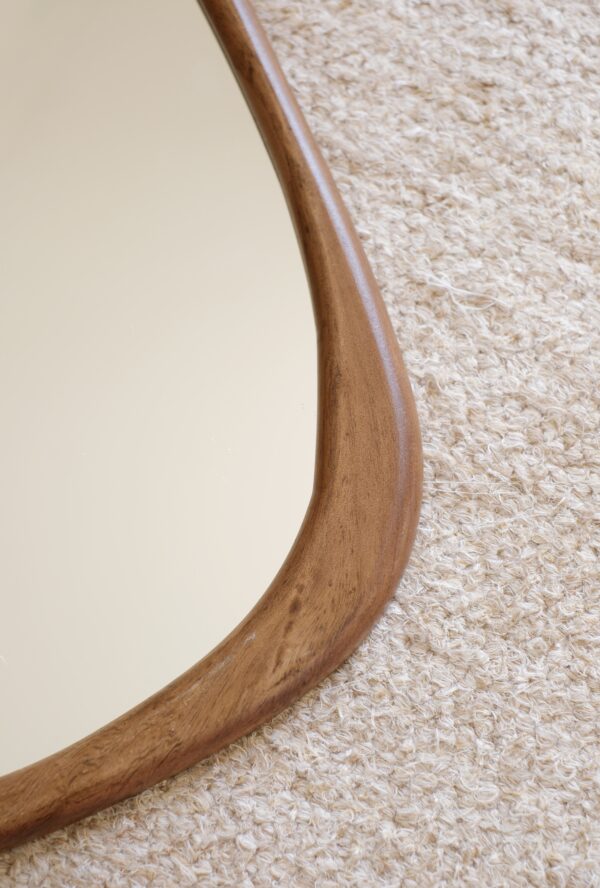 Miroir organique en bois - 2 tailles