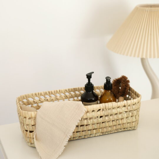 panier rangement paille