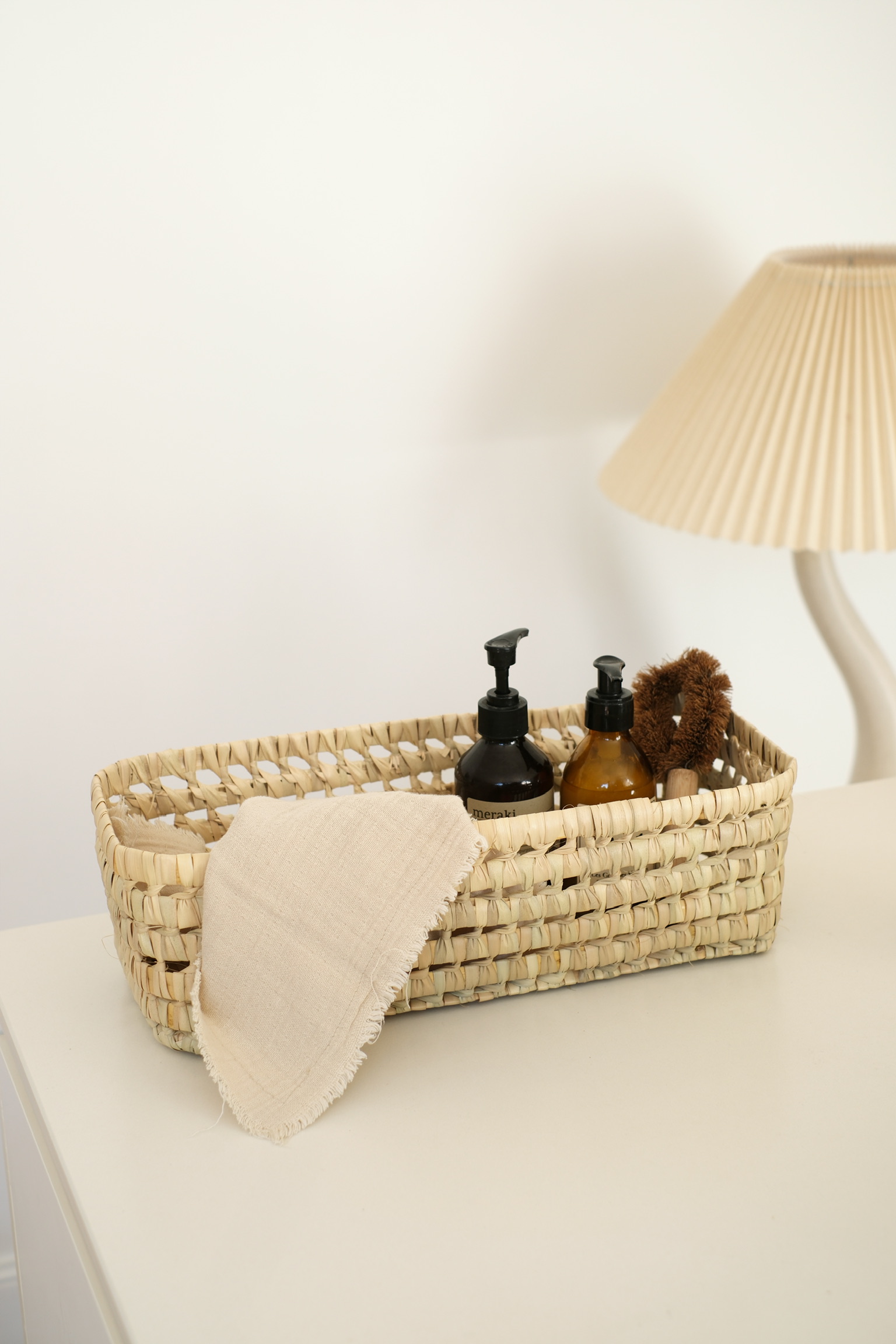 panier rangement paille