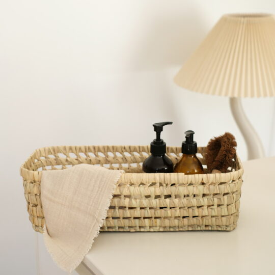 panier rangement paille