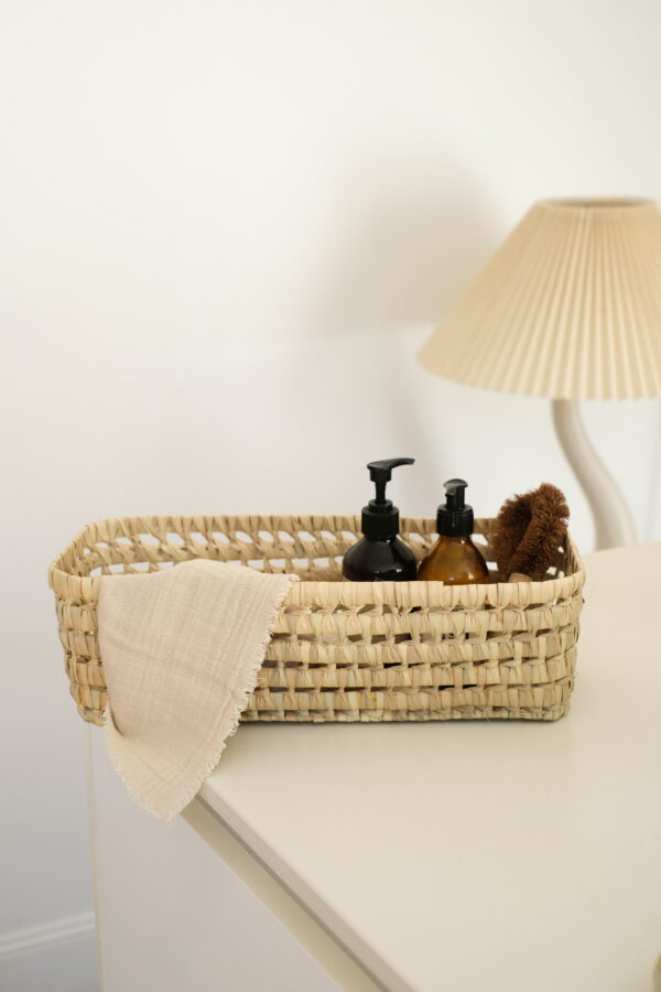 panier rangement paille