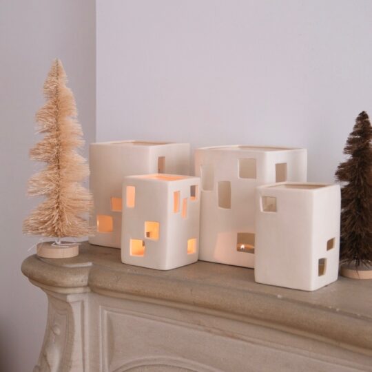 duo photophore porcelaine