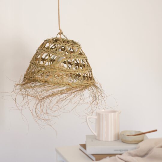 suspension bohème osier