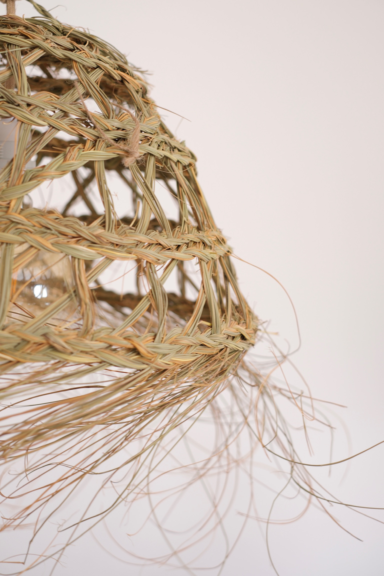 suspension bohème osier