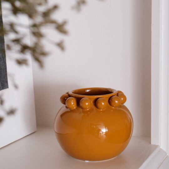 vase rond céramique