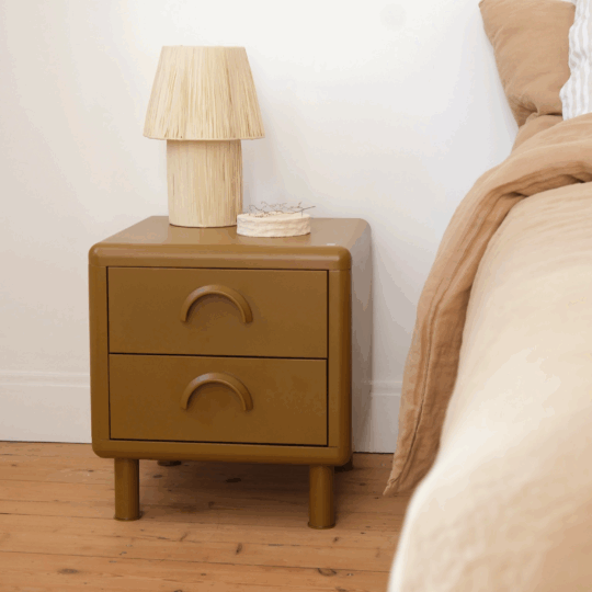 table de chevet métal