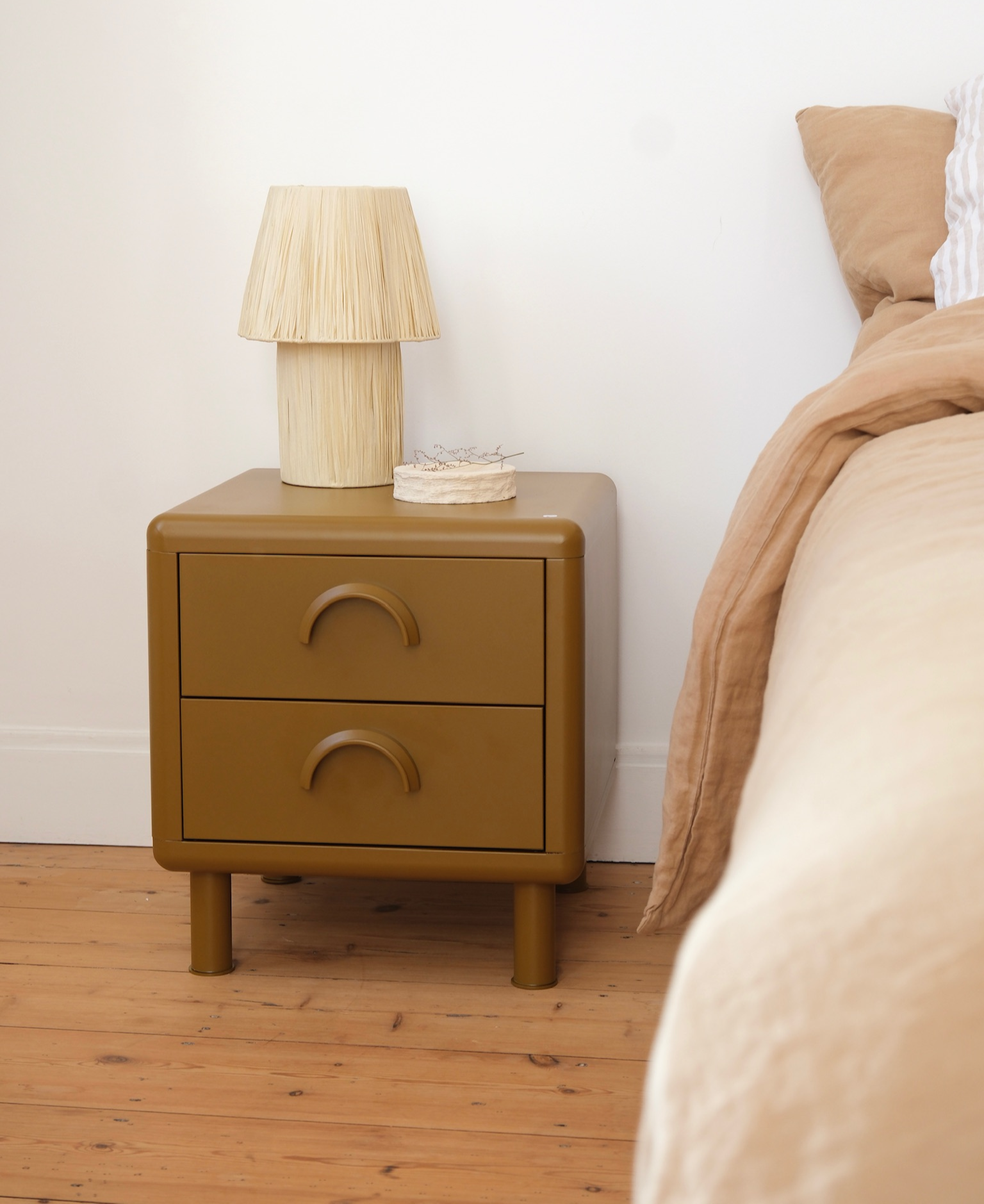 table de chevet métal