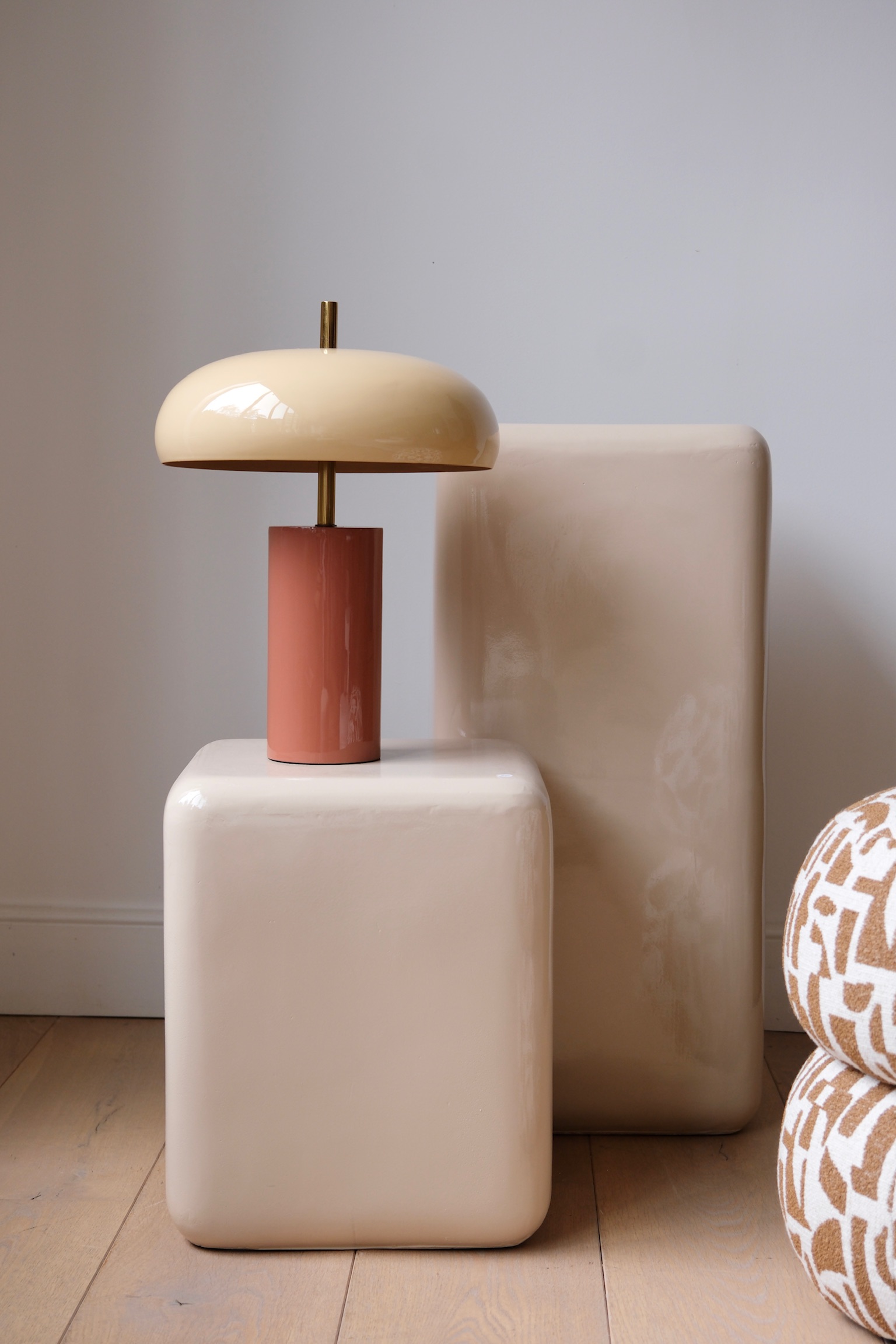 lampe champignon rétro