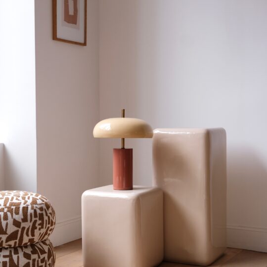 lampe champignon rétro