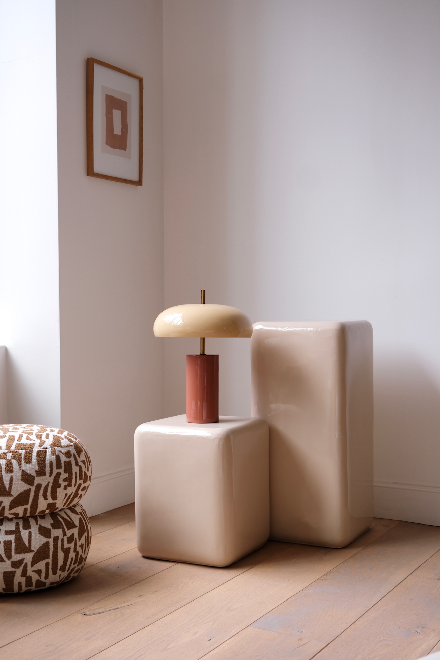 lampe champignon rétro