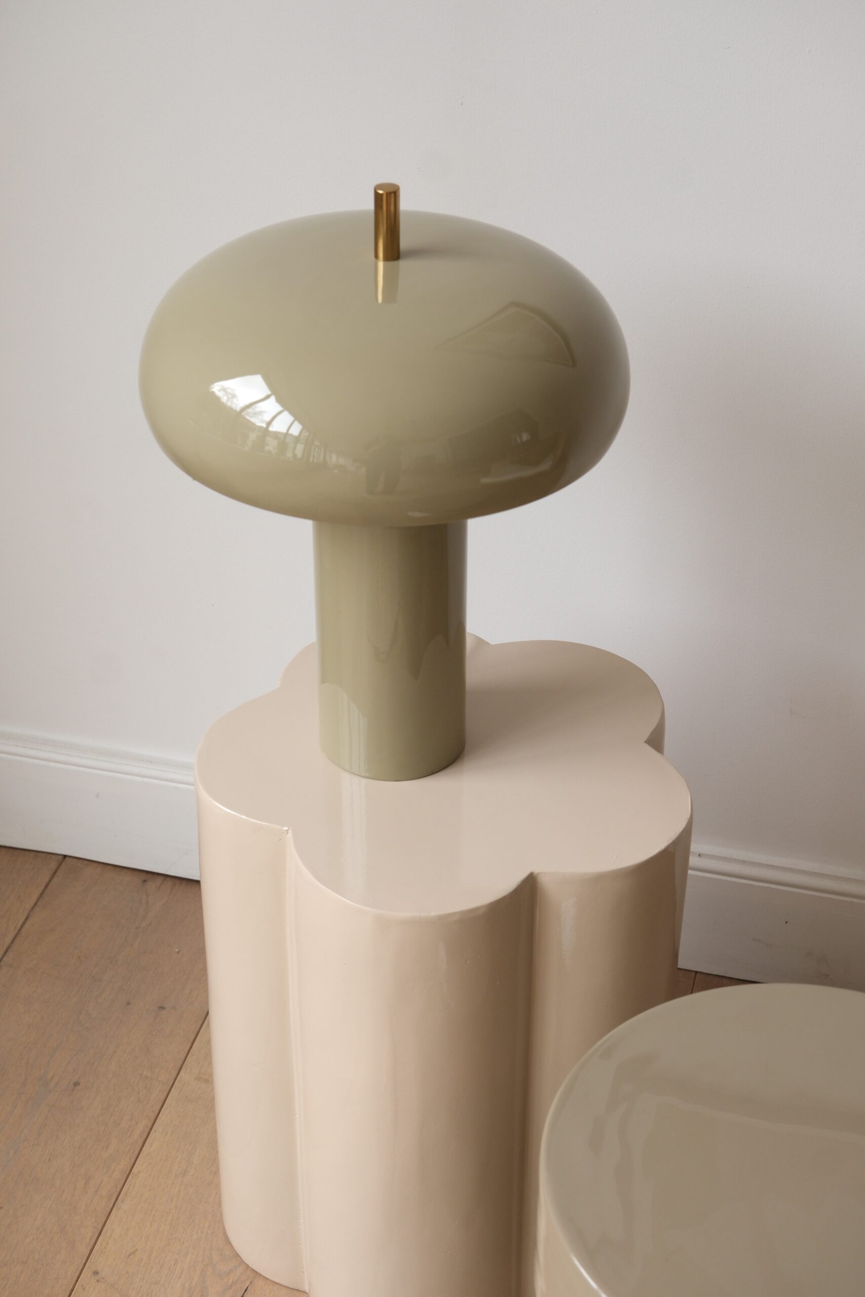 lampe rétro champignon