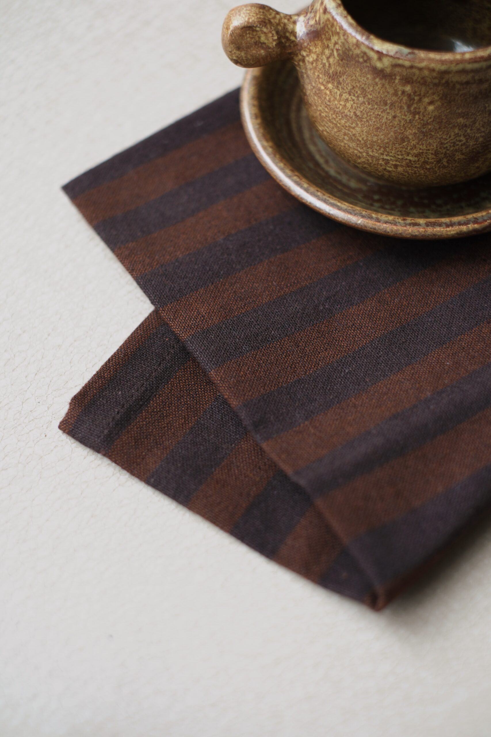 serviette de table coton recyclé