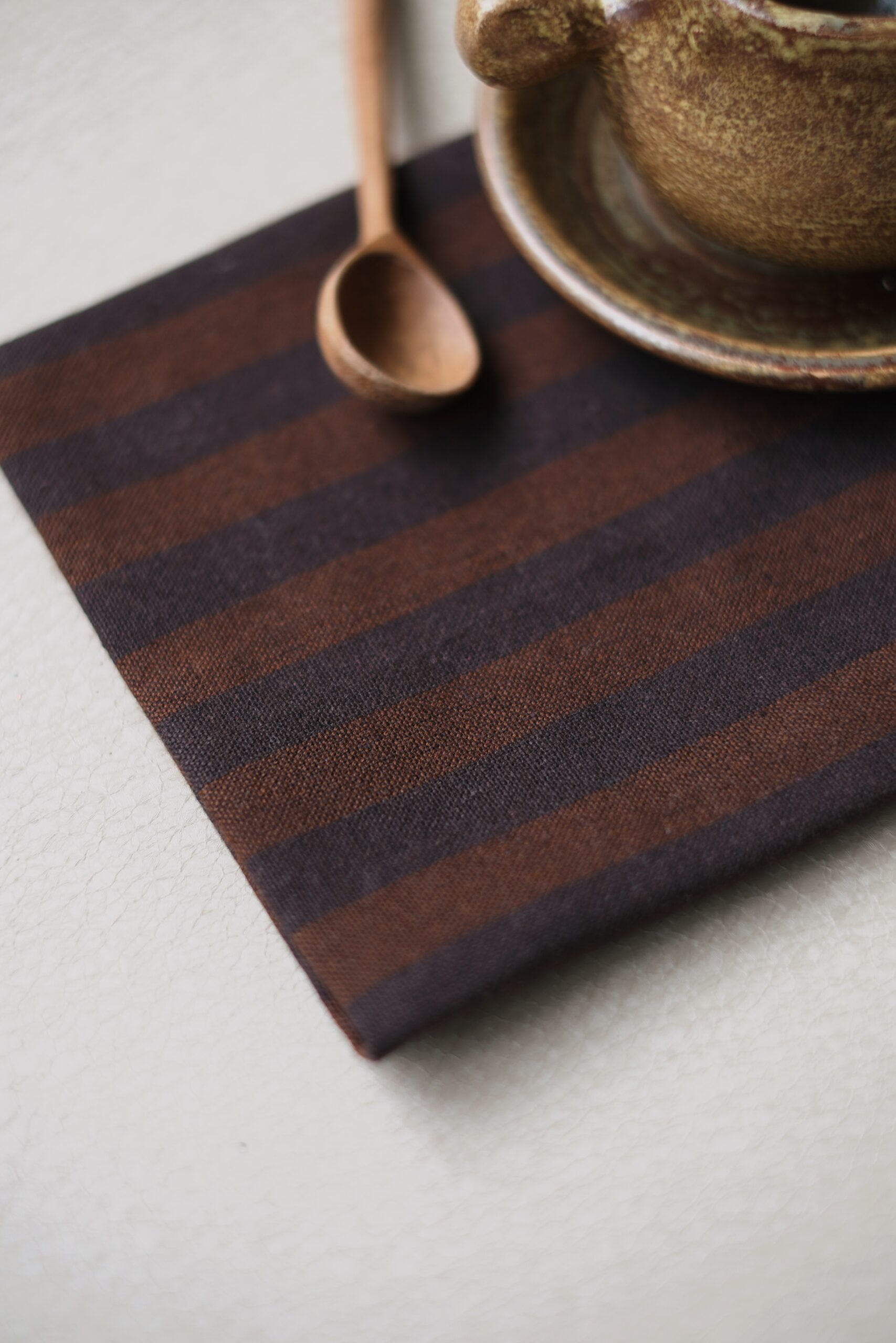 serviette de table coton recyclé