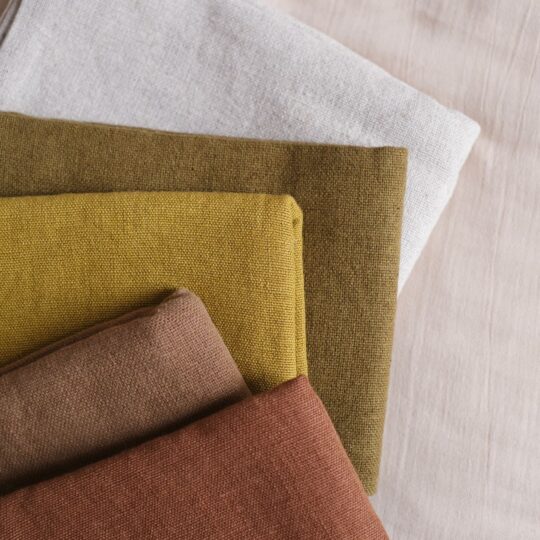 Coussin en lin couleur