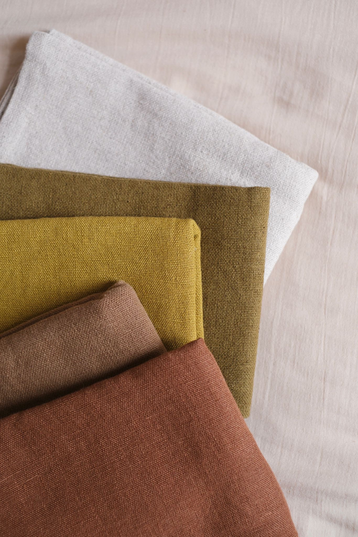 Coussin en lin couleur