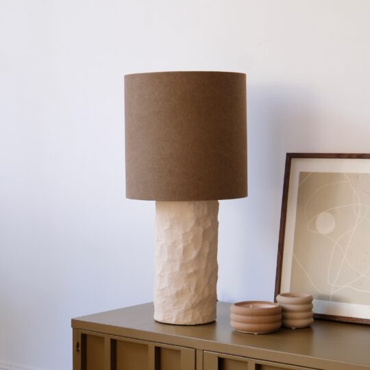 lampe à poser en grès