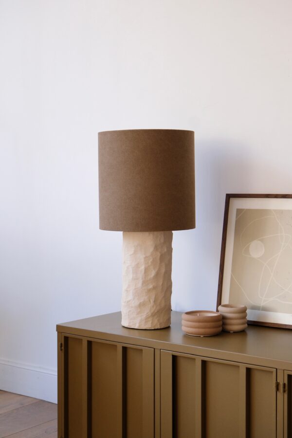 lampe à poser en grès