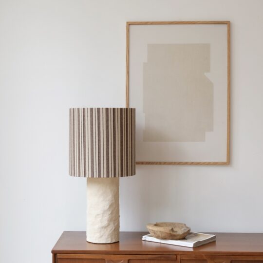 Lampe à poser artisanale en grès – Image 1