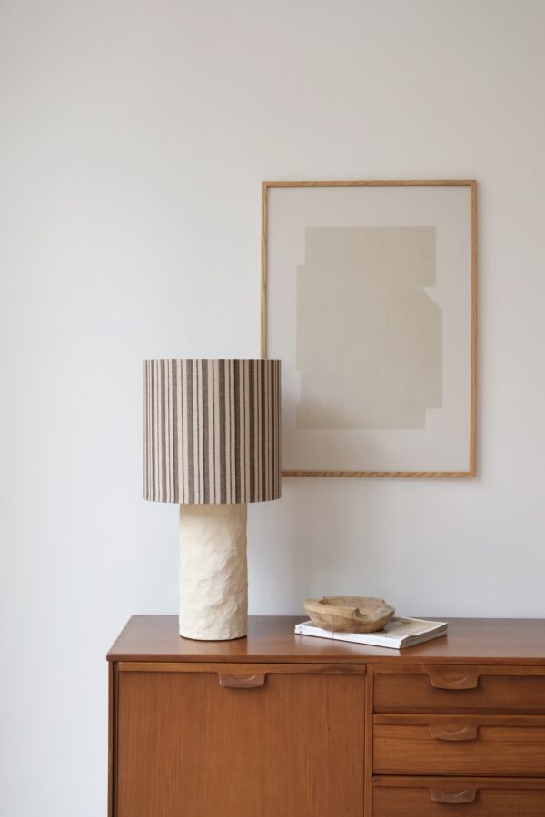 Lampe à poser artisanale en grès