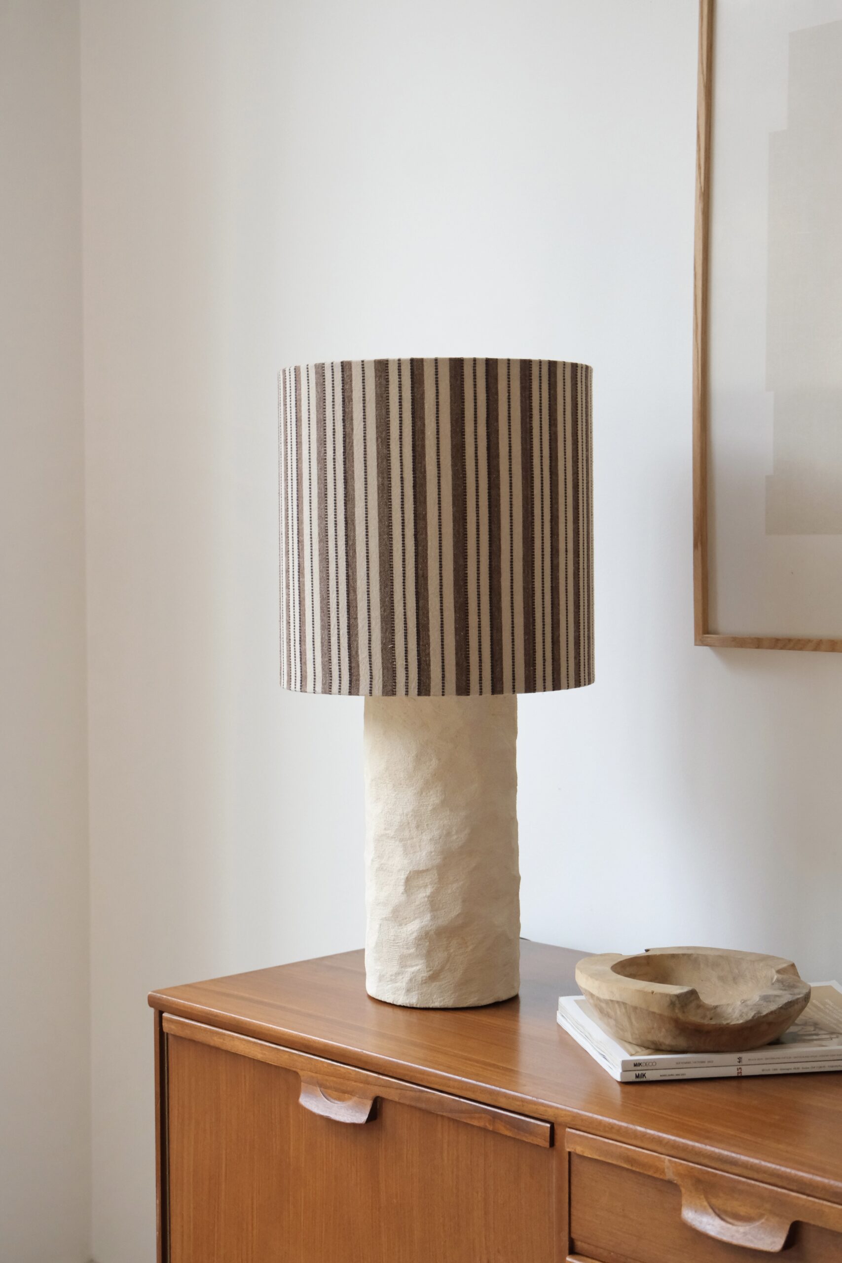 Lampe à poser artisanale en grès – Image 3