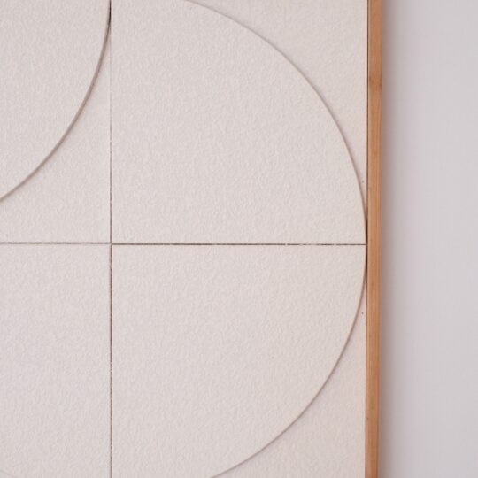 détail Tableau Relief géométrique