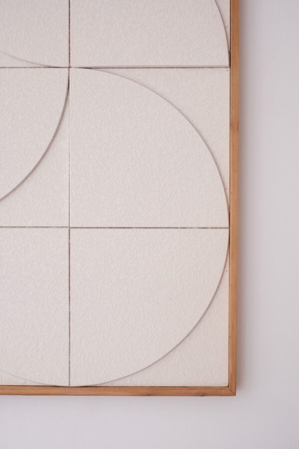 détail Tableau Relief géométrique