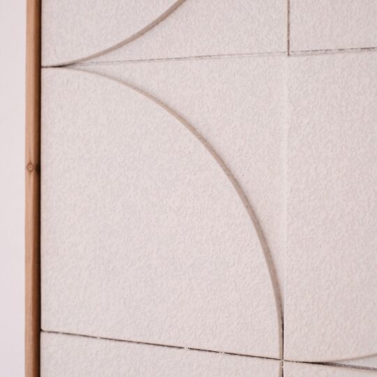 détail Tableau Relief géométrique