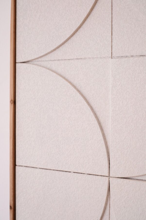 détail Tableau Relief géométrique