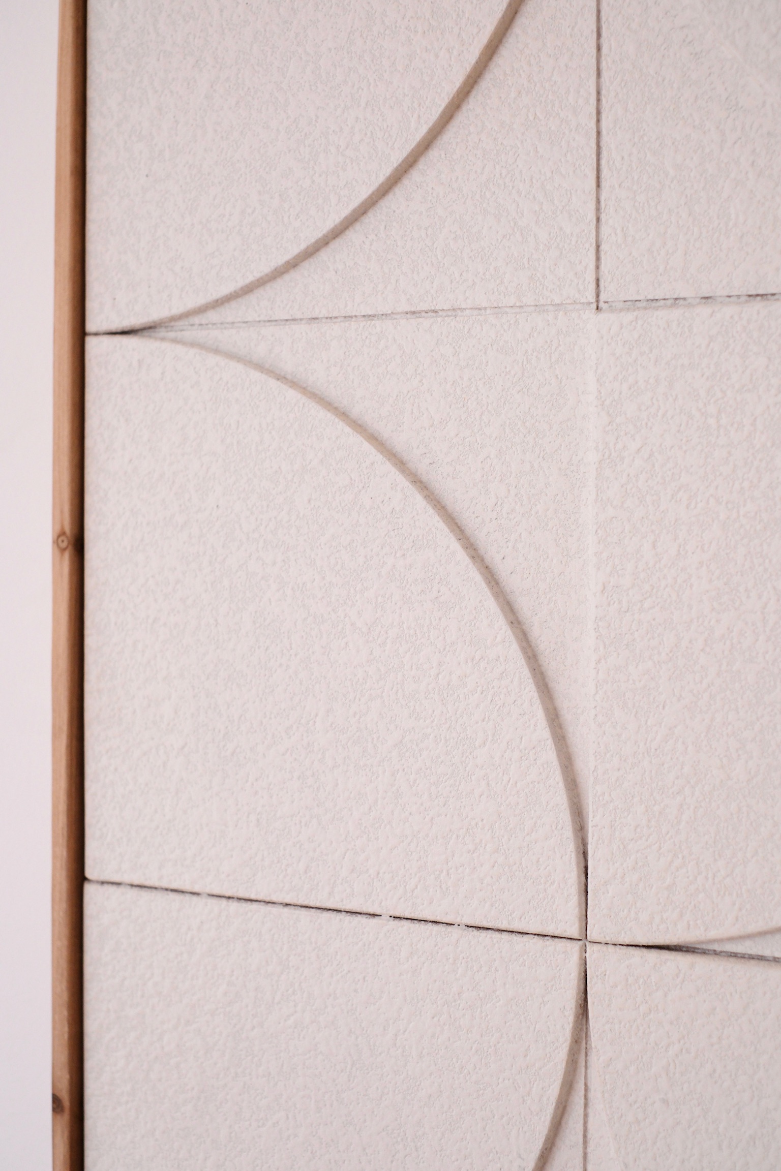 détail Tableau Relief géométrique