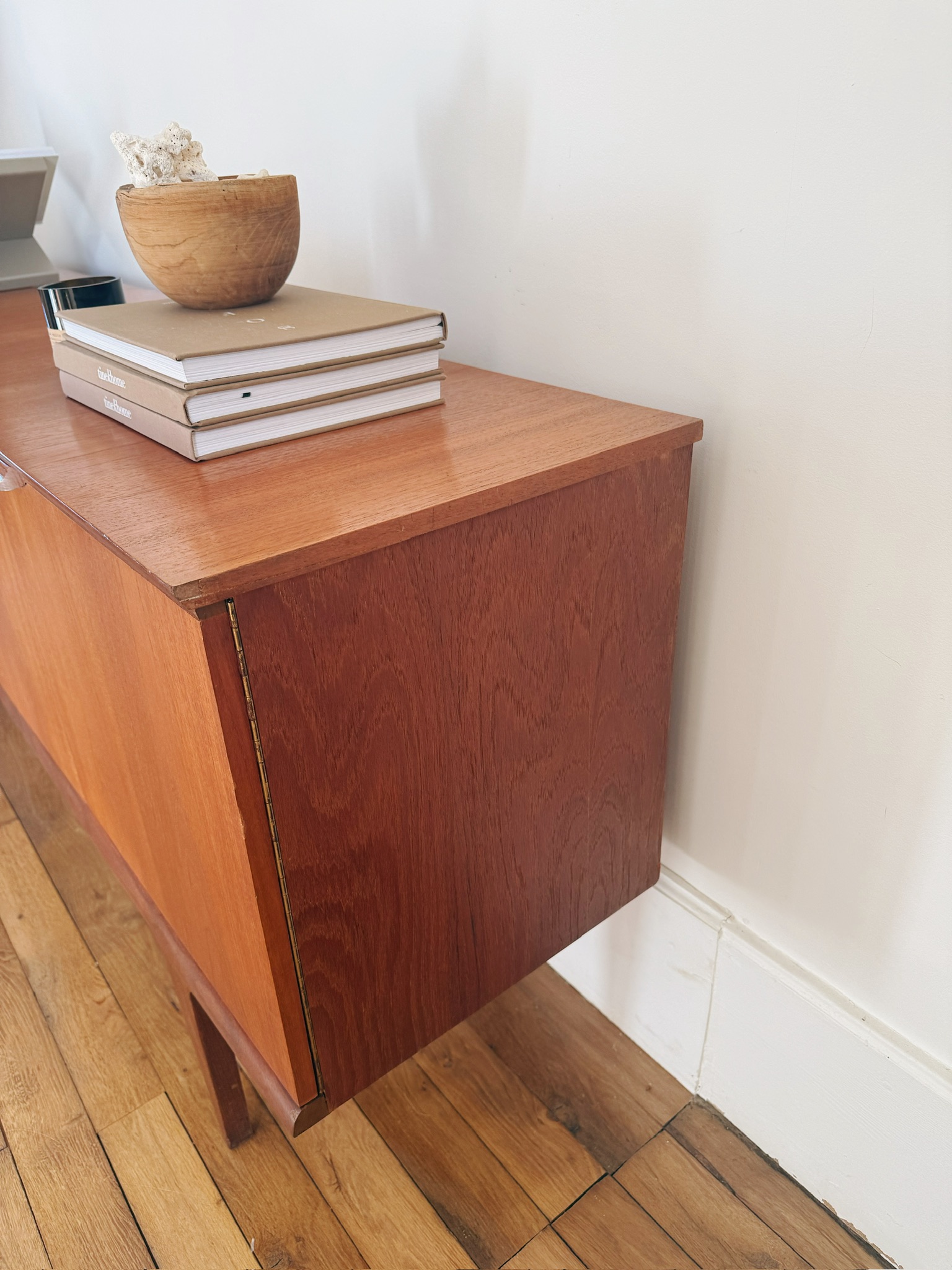 Enfilade vintage en teck Nathan – Image 9