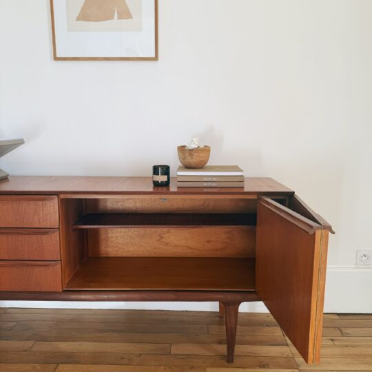 Enfilade vintage en teck Nathan – Image 8