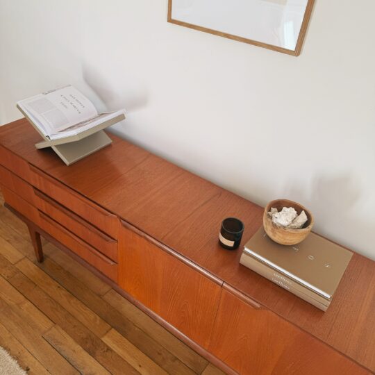 Enfilade vintage en teck Nathan – Image 11