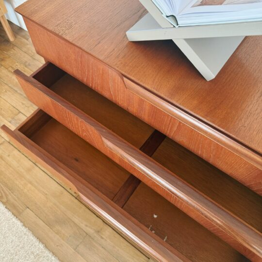 Enfilade vintage en teck Nathan – Image 7