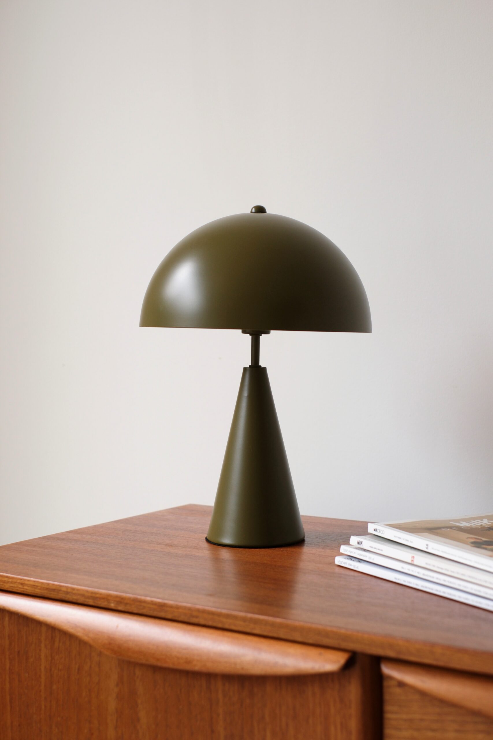 lampe champignon kaki