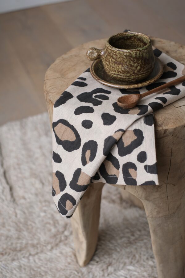 serviette de table léopard serviette de table léopard