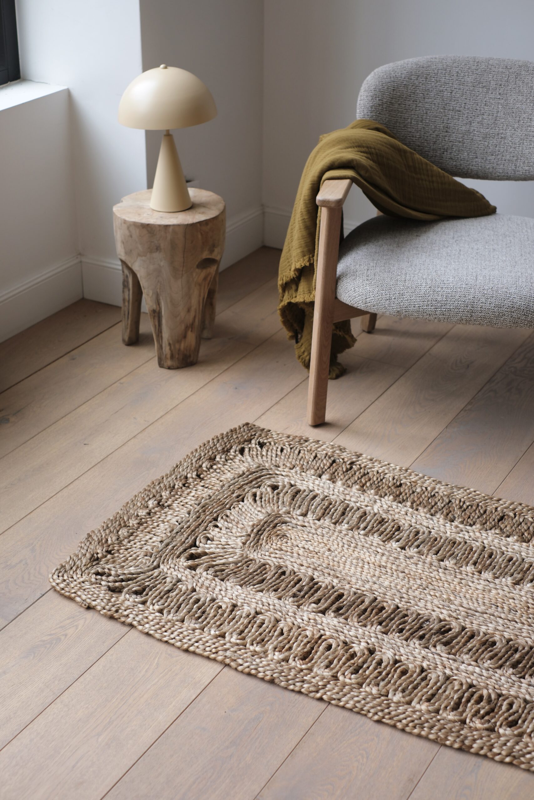 tapis jute rectangulaire