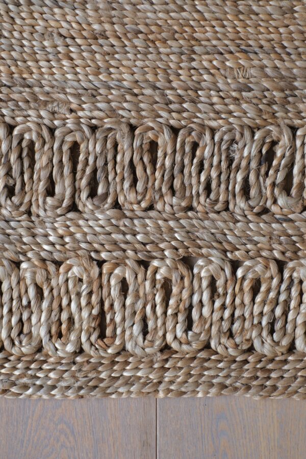 Tapis jute tressé main - ovale ou rectangulaire