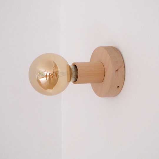 applique plafonnier bois