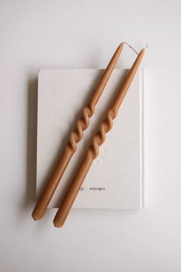 longue bougies torsadée