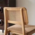 Chaise en Bois avec Cannage sans Accoudoir