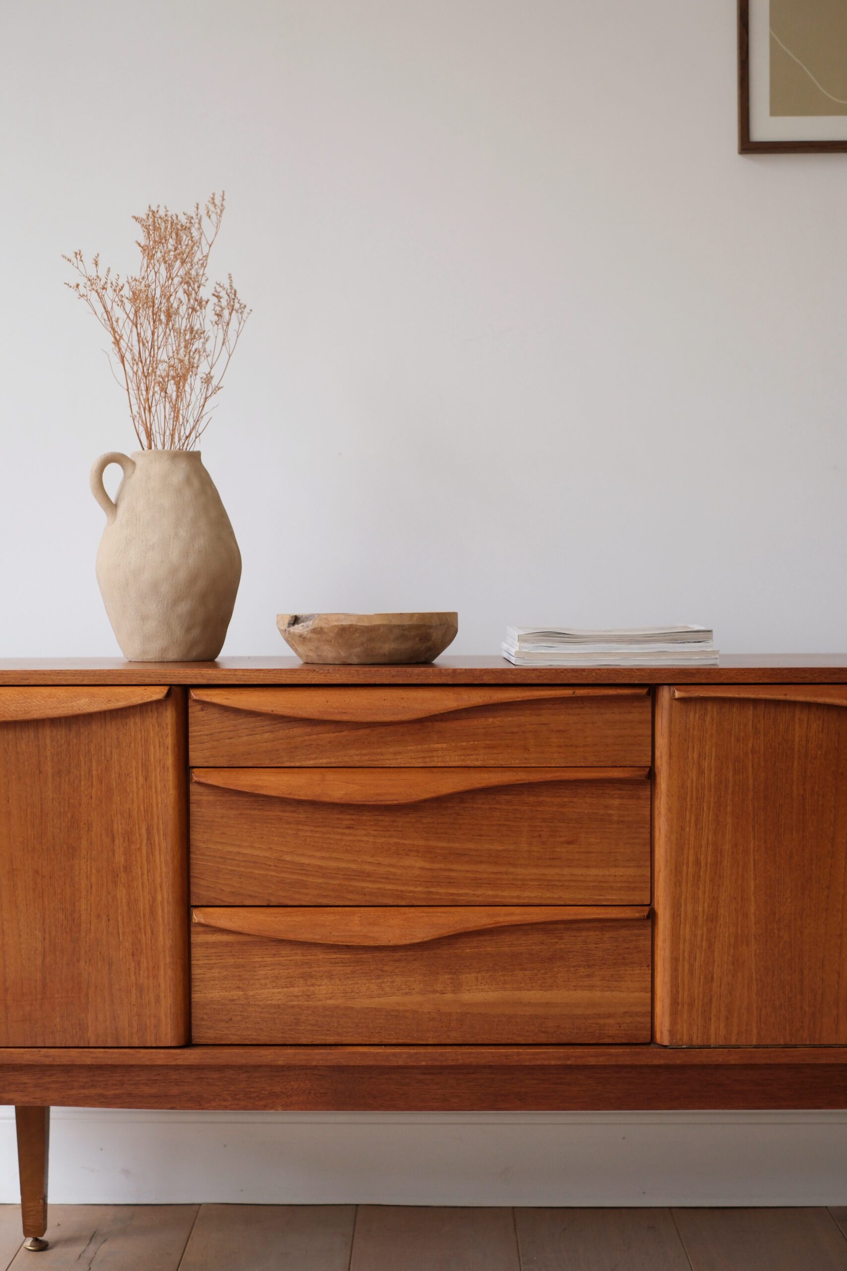 Enfilade vintage en teck Stonehill – Image 2