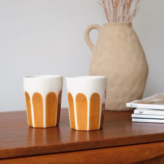 tasse Côtelée Sans Anse