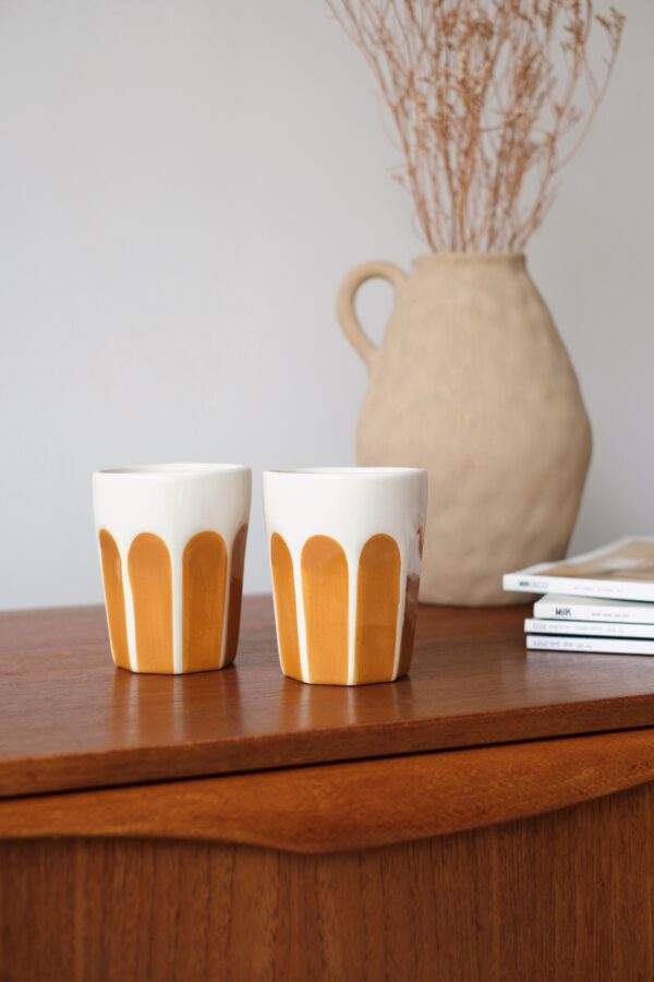 tasse Côtelée Sans Anse