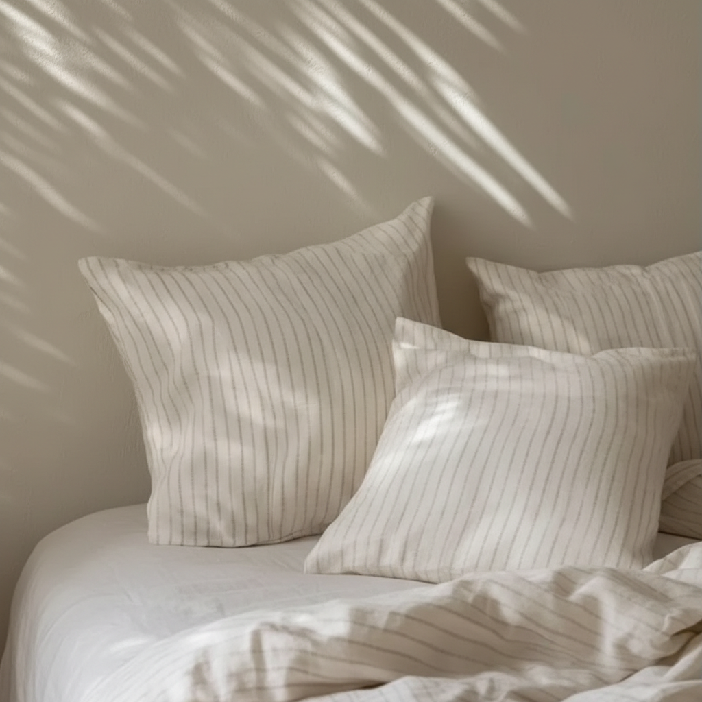 Taie oreiller carrée gaze de coton